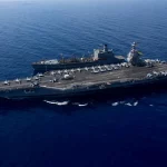 حاملة الطائرات الأمريكية جيرالد فورد تعود إلى قاعدة في كريت