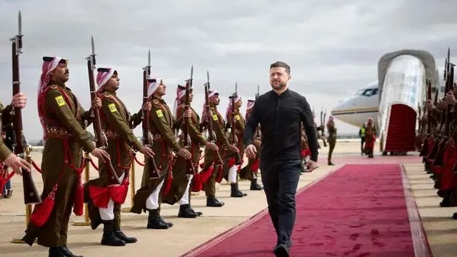 زيلينسكي في الأردن