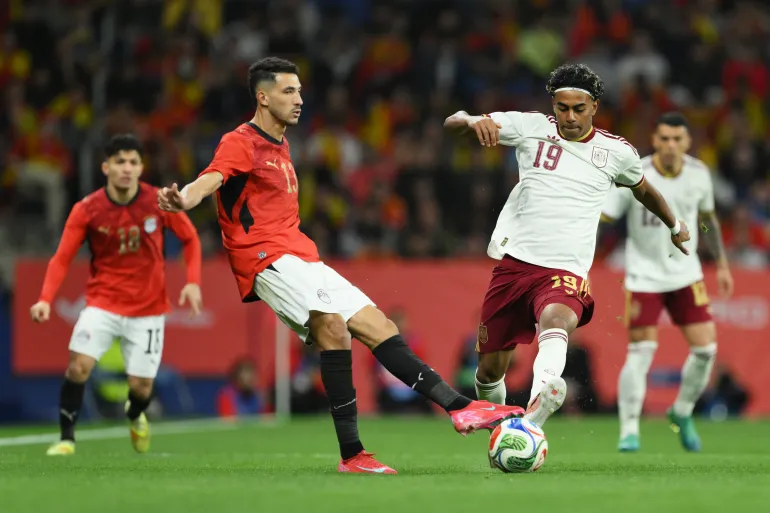 منتخب مصر وإسبانيا