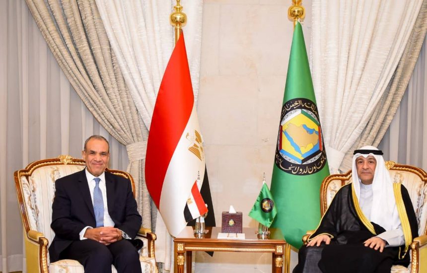 وزير الخارجية يبحث مع أمين التعاون الخليجي e1773755342372
