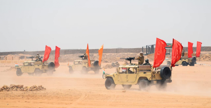 ختام فعاليات التدريب المصري الهندي المشترك «إعصار- 4»