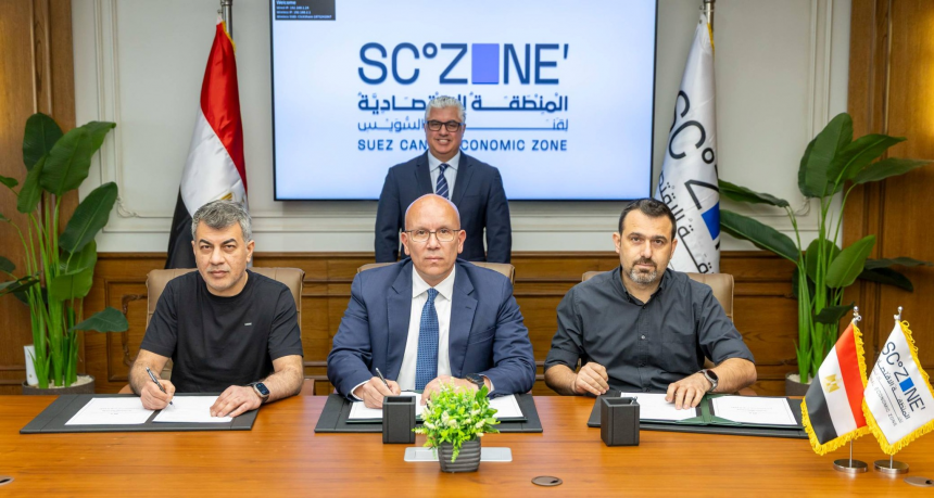 توقيع عقد مشروع «إيلا تكستايل» التركي للملابس الجاهزة بالقنطرة غرب