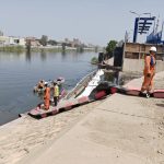 تسرب بقعة سولار بترعة الإسماعيلية. والقابضة للمياه لا تأثير على جودة مياه الشر 1