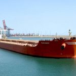 ميناء شرق بورسعيد يستقبل MV PAROSHIP. أكبر سفينة صب جاف ترسو في ميناء مصري