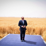 السيسي في مشروع الدلتا الجديدة
