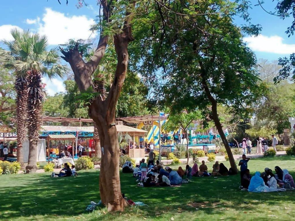 30 ألف زائر لحدائق القناطر الخيرية خلال أول ثلاثة أيام من العيد و3 آلاف للمركز الثقافي الأفريقي والسد العالي والنصب التذكاري (صور) 5 image 374