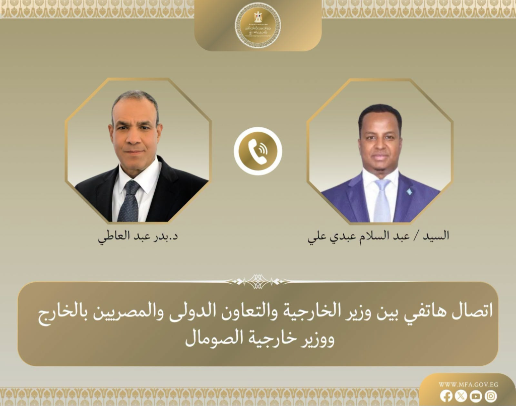 خلال اتصال هاتفي بين عبدالعاطي ووزيري خارجية البلدين.. رسائل مصرية «هامة» للصومال وموريتانيا 2 image 268