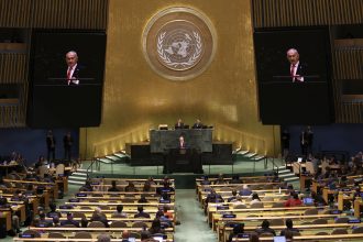 AFP 20260924 C9B79VV v1 HighRes SpeechesByHeadsOfStateAndGovernmentAtUnGeneralA